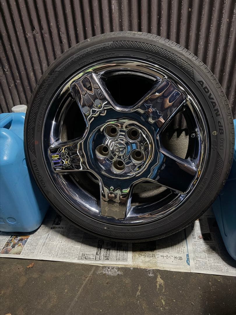 s*w様 30セルシオ 後期　純正オプション　メッキホイール