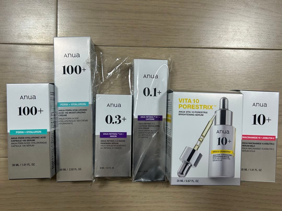 【新品未使用】6点セット anua アヌア スキンケアセット