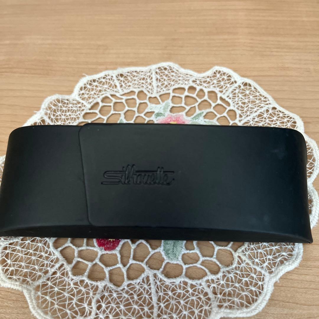 シルバー メタル フレーム オーバル型 老眼鏡　 ブランド　シルエット