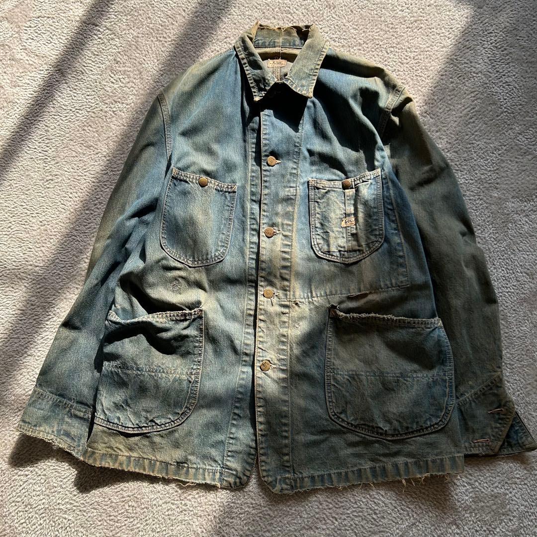 60s Lee 91-J カバーオール　デニム　ジャケット　サイズ　40L