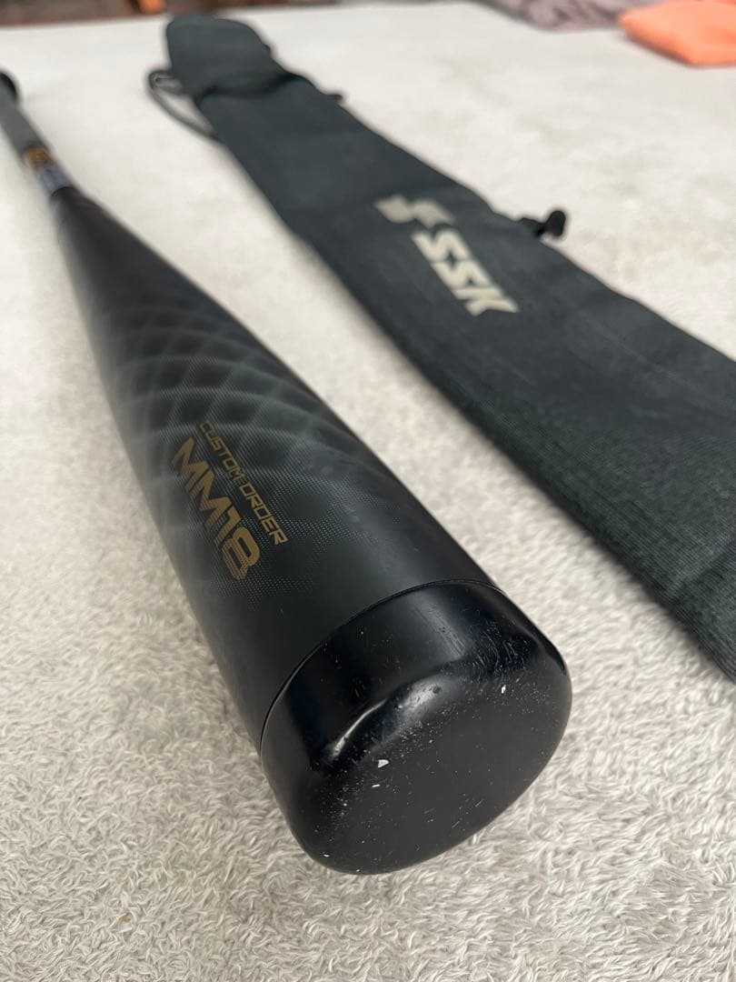 美品 SSK MM18ヘビーブラック 82cm 軟式小学生用 おまけ付き