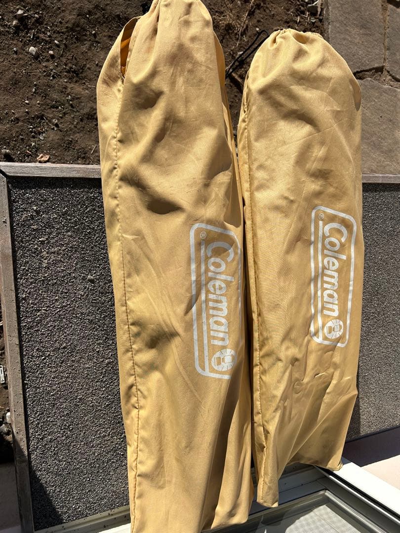 Coleman 折りたたみチェア 2脚セット ベージュ