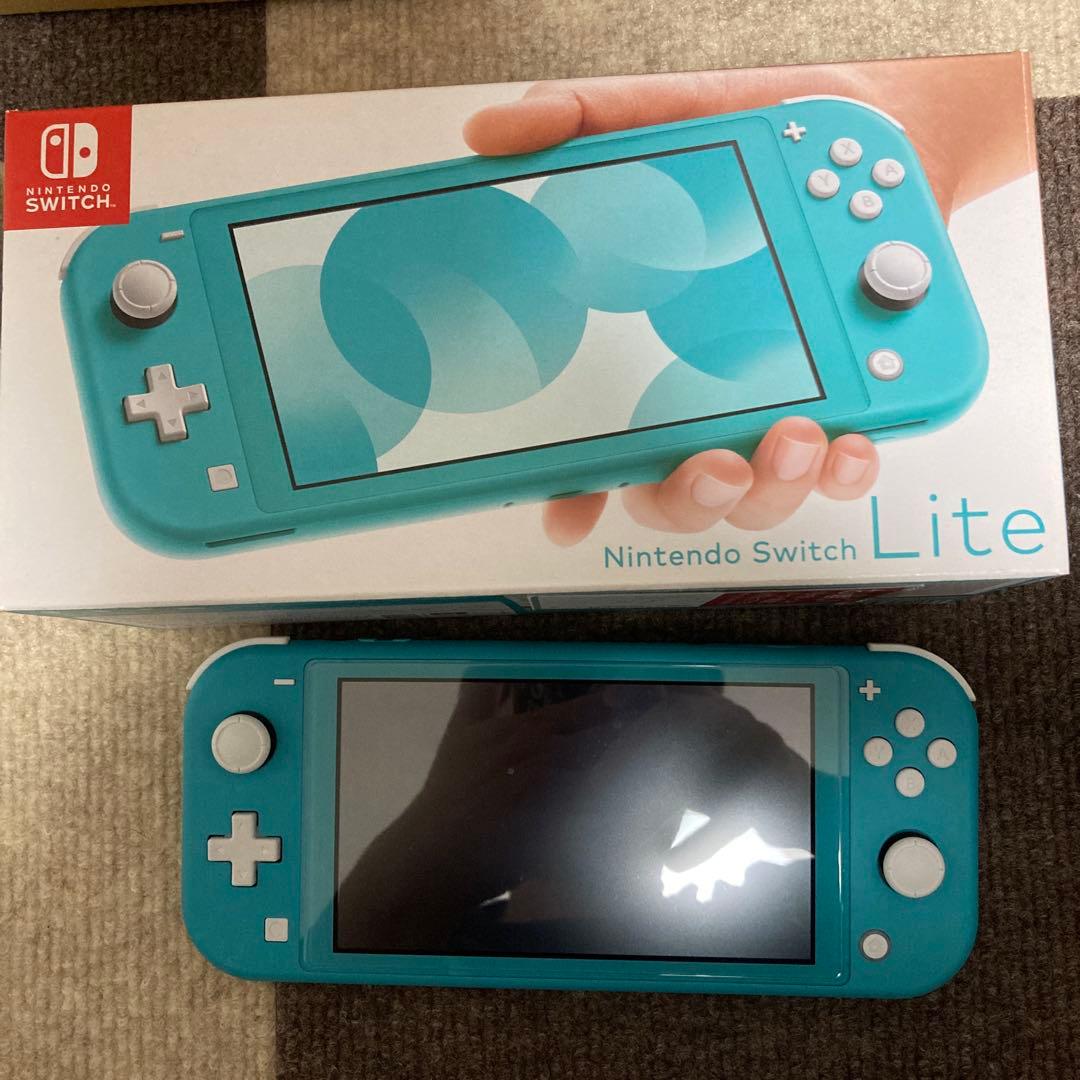 【極美品】Nintendo Switch Lite ターコイズ 充電器等完備✨