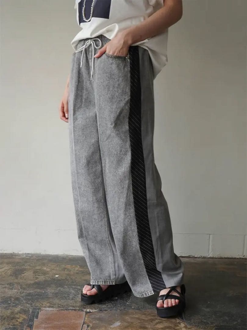 RADIATE デニムドッキングストライプスラックスパンツ　未使用