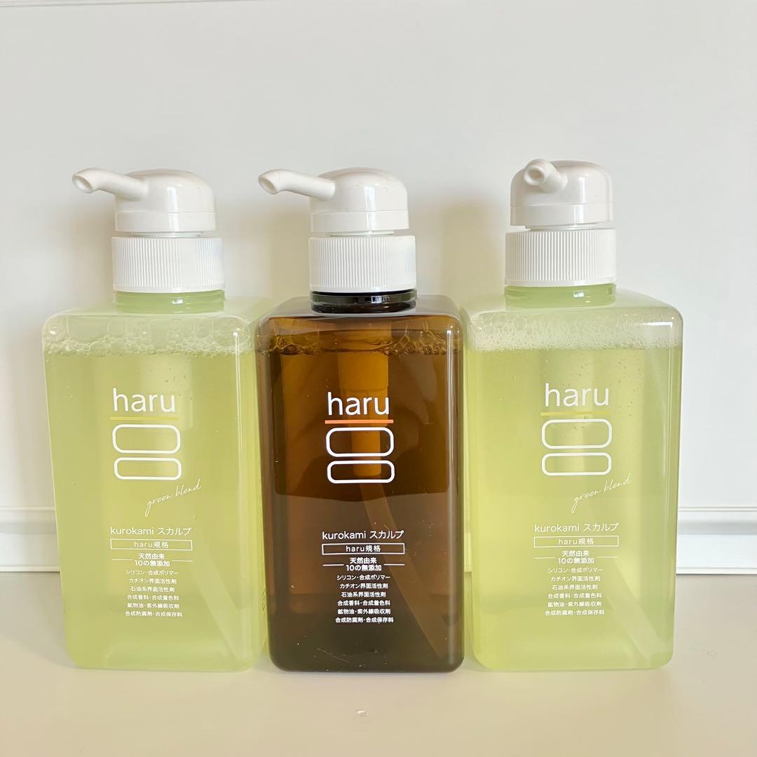 ★お値下げ★【新品未使用】haru kurokami スカルプ 400ml× 3