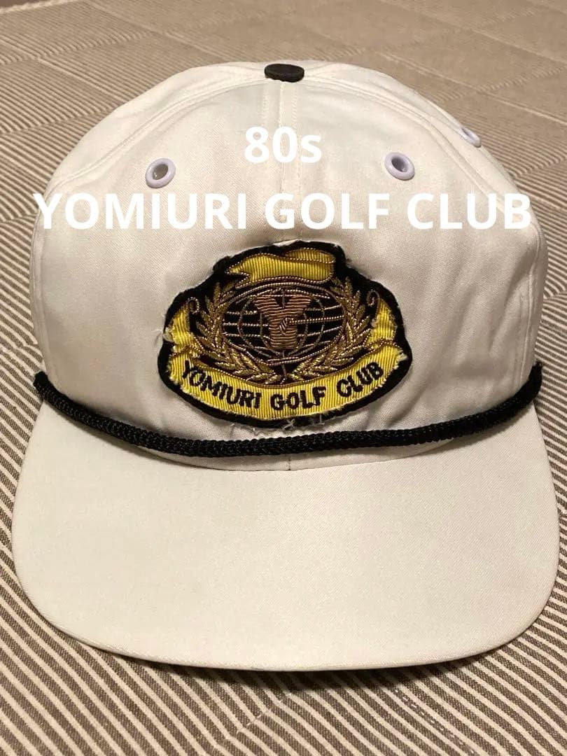 超希少80s YOMIURI GOLF CLUB よみうりゴルフ倶楽部 キャップ