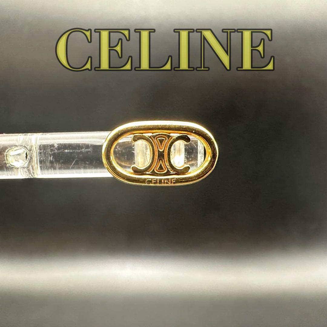 極美品✨　セリーヌ　ピアス　マイヨン　　ロゴ　トリオンフ　1320