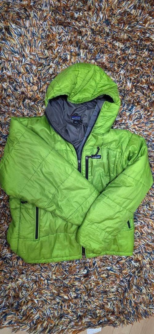 2002製patagonia DASパーカーM ゲッコーグリーン