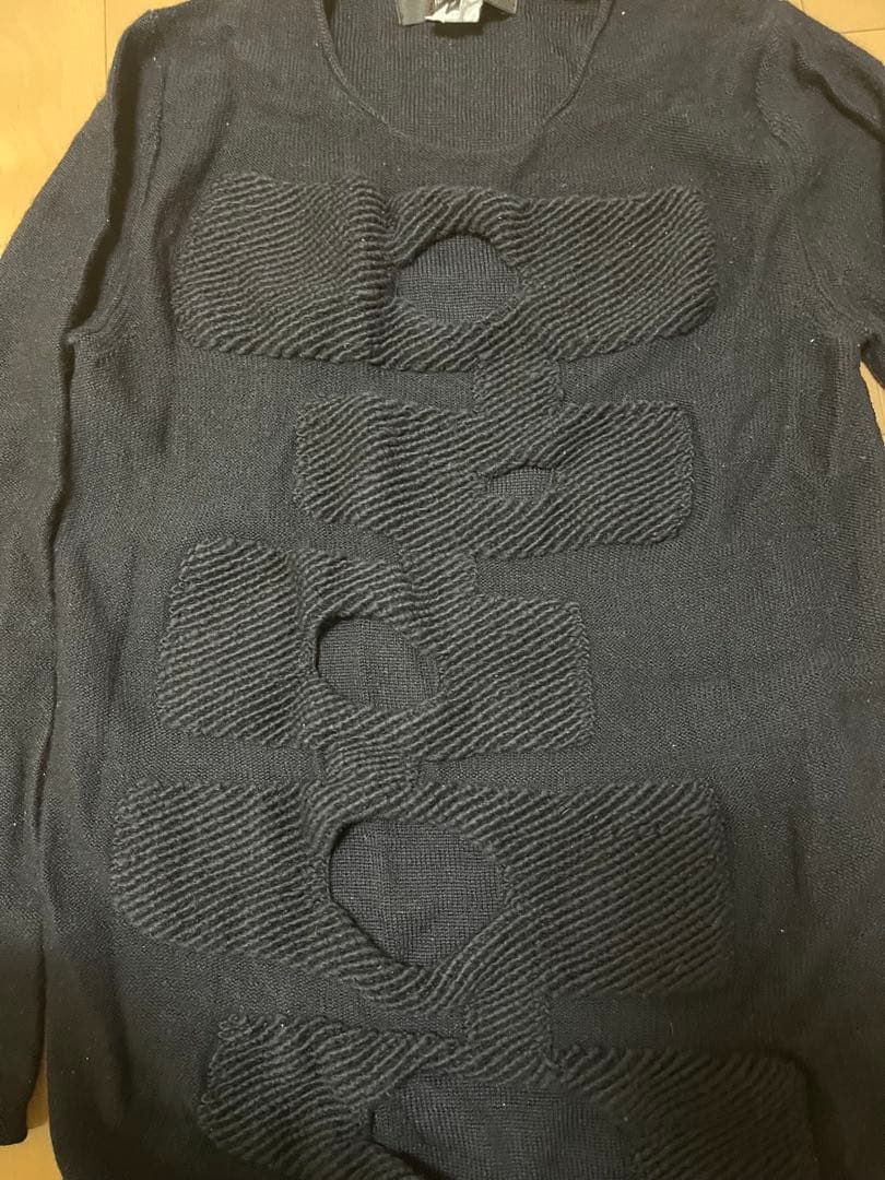 コムデギャルソンオムプリュス 14AW 穴あきニット M