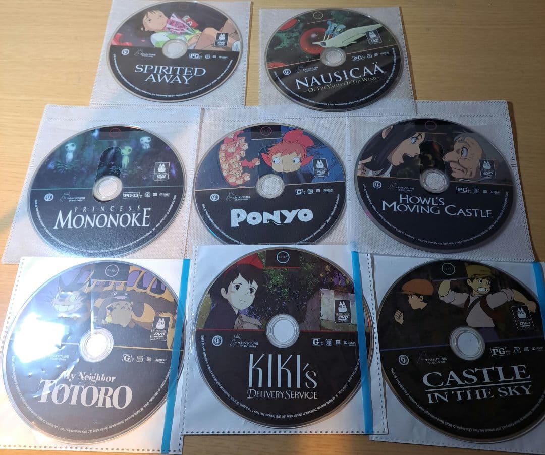 北米板ジブリ　アニメCD8枚セット