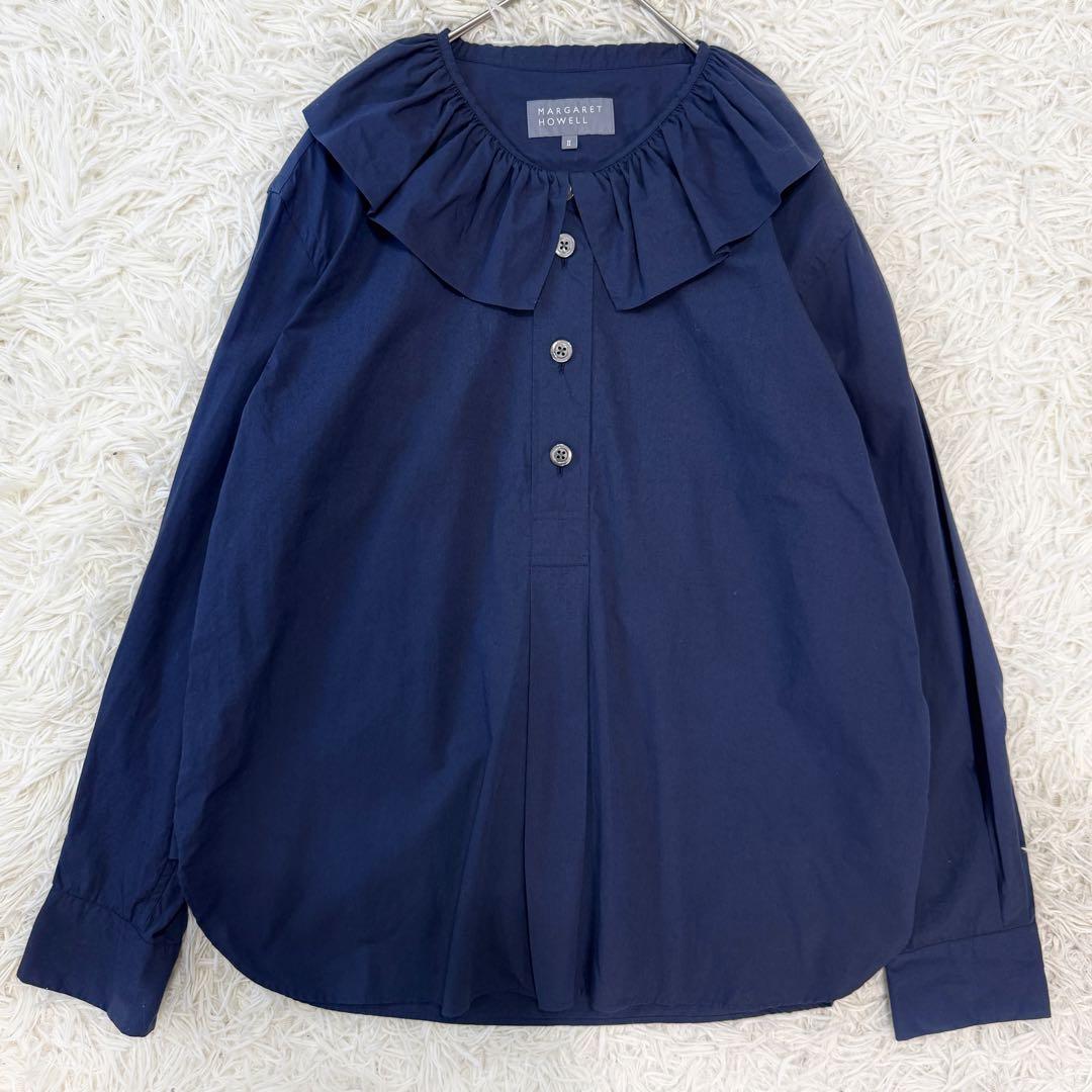 25SS マーガレットハウエル SUPERFINE COTTON ブラウス M