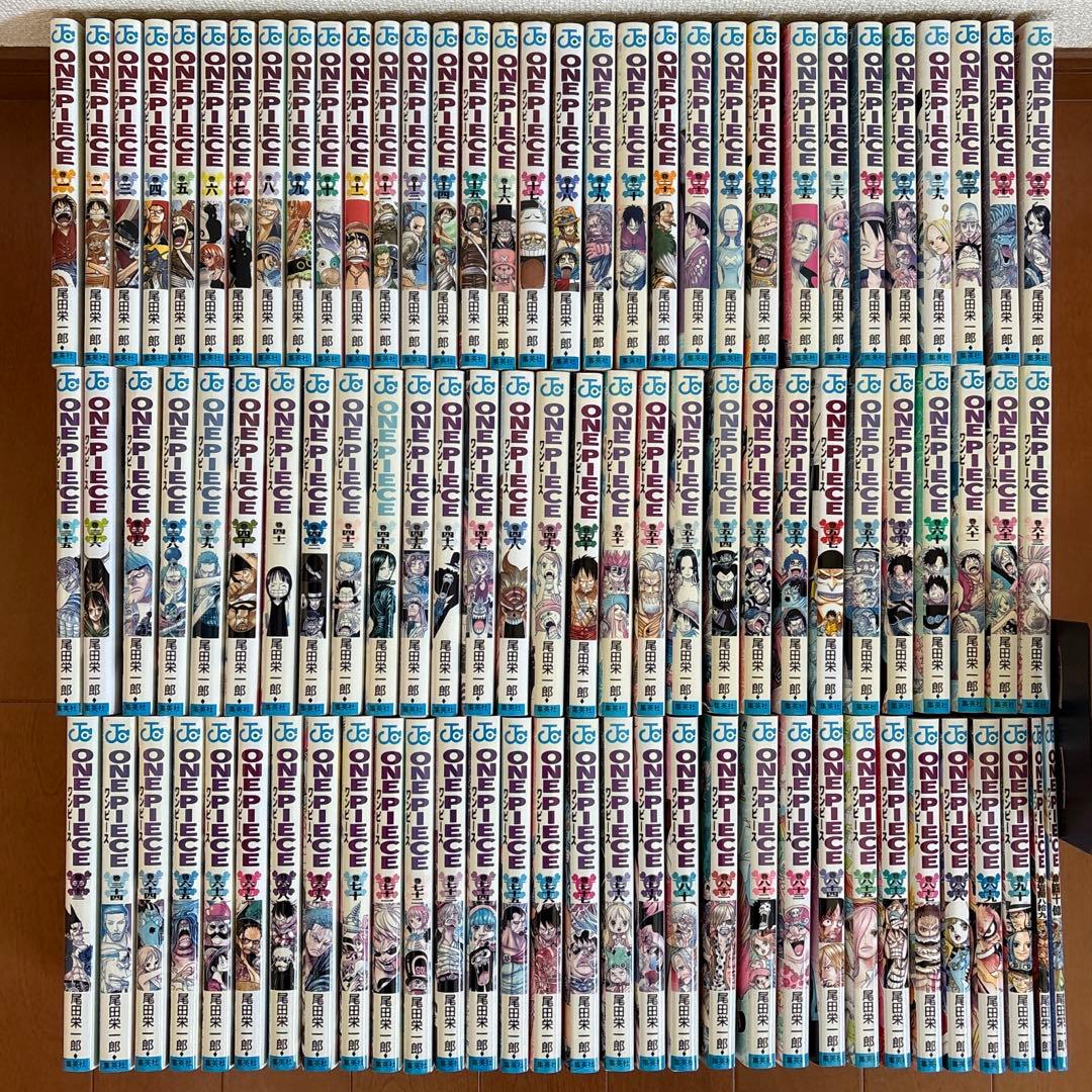 漫画 ワンピース ONEPIECE 1~90巻 レンタル落ち 尾田栄一郎