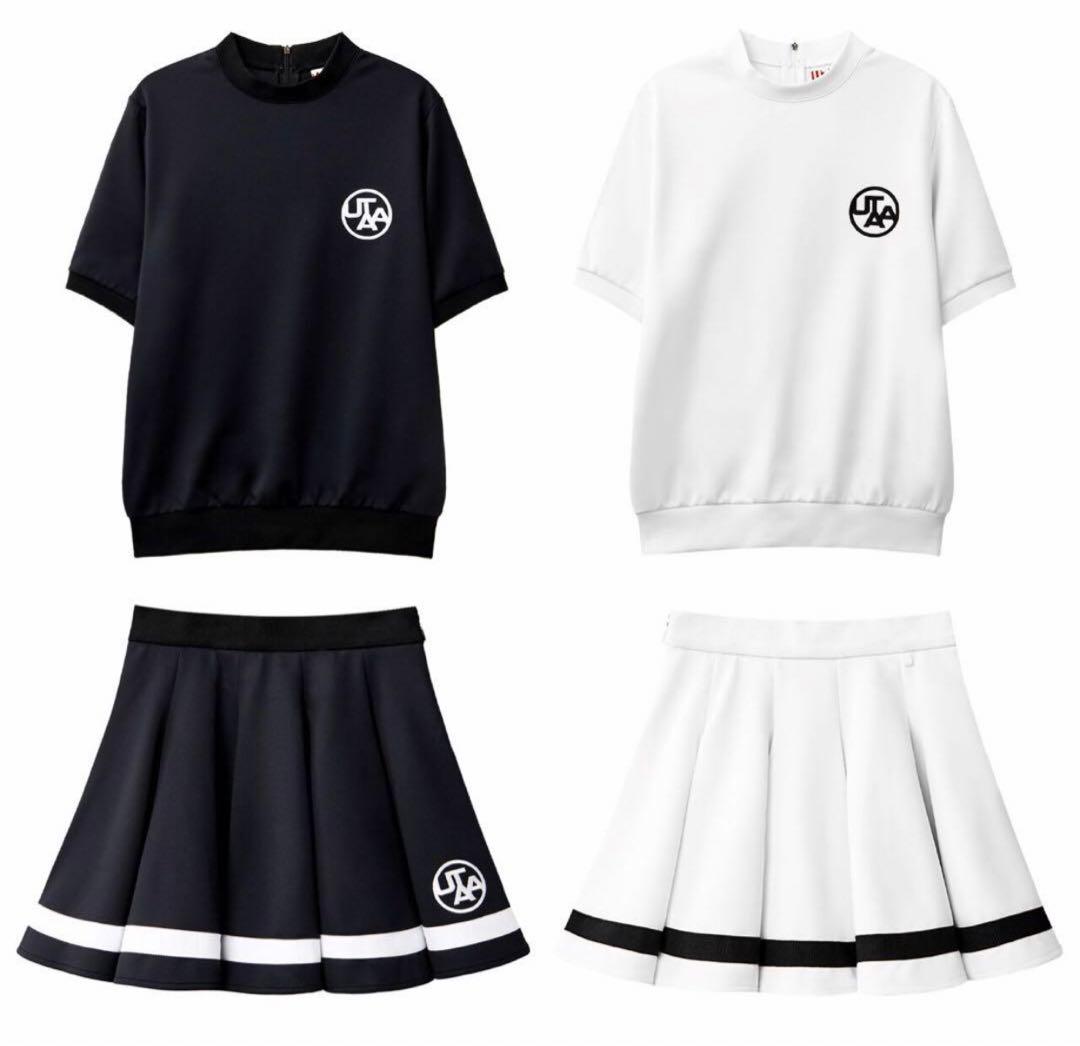 UTAA ゴルフ レディース 半袖シャツ スカート 上下2点 セットアップ