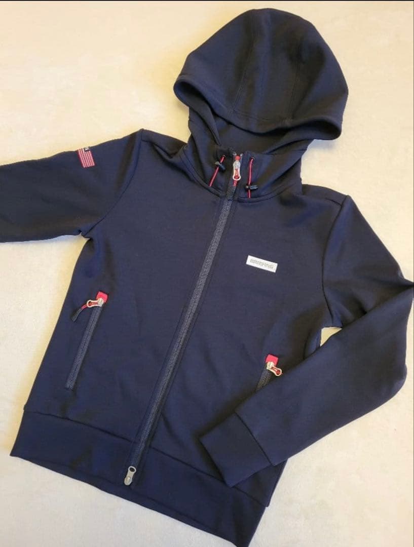 大幅値下げ❣️BRIEFING 暖かパーカー　バックロゴ