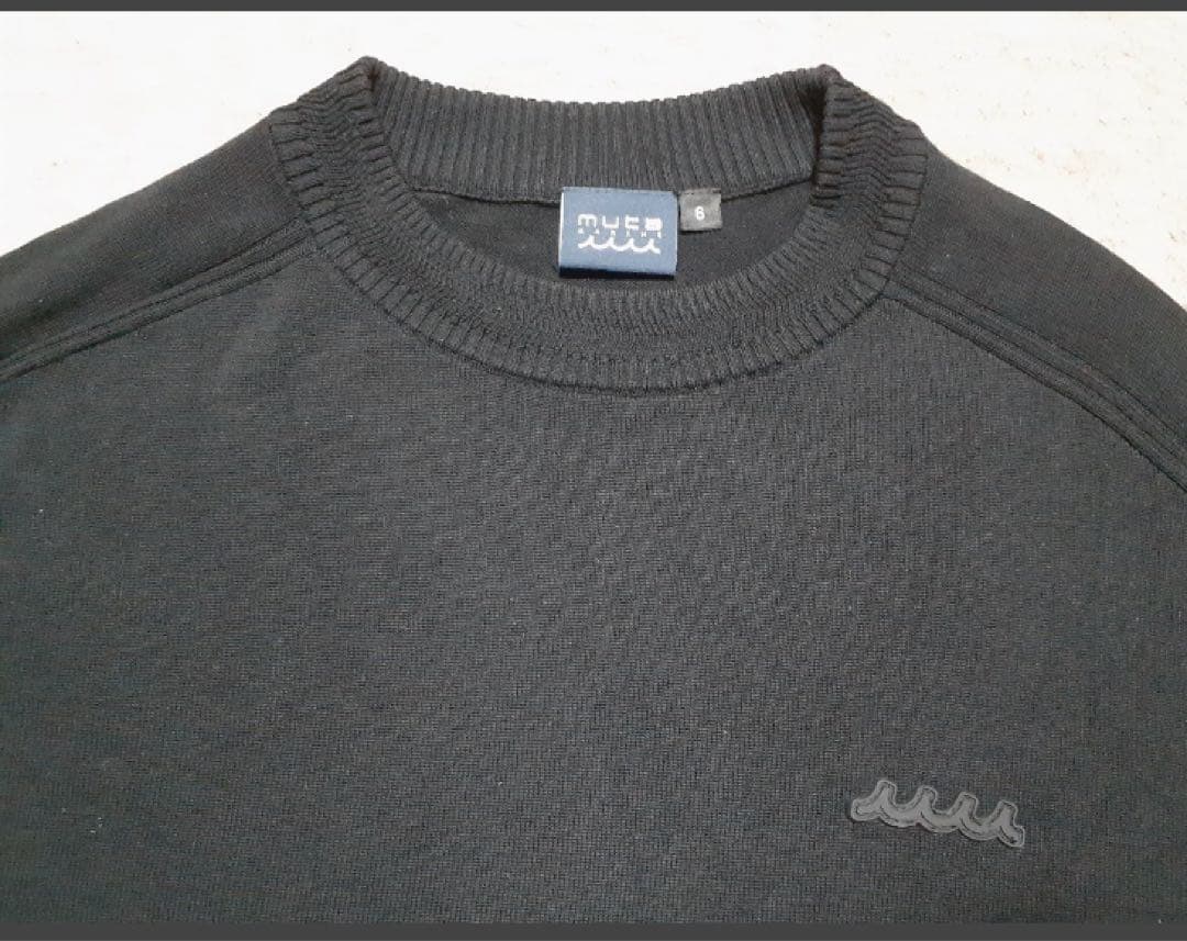 muta 黒 クルーネック セーター サイズ6