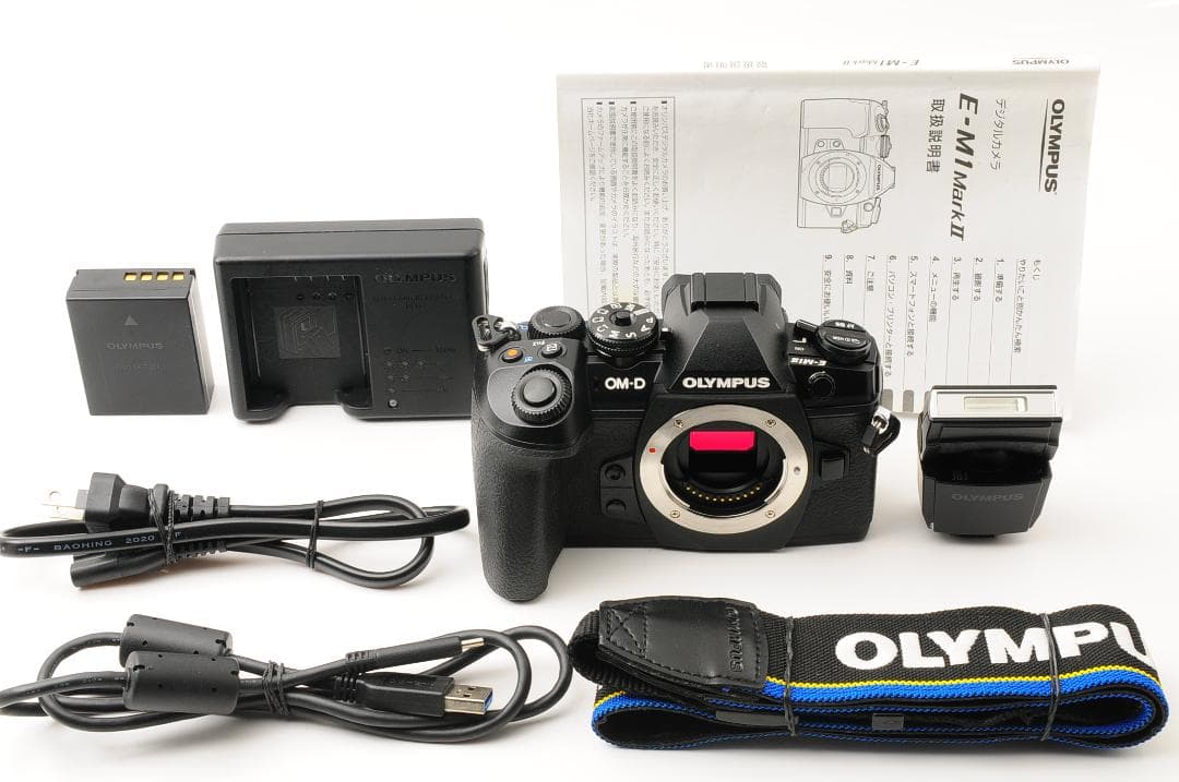 【美品】オリンパスOLYMPUS OM-D E-M1 Mark II ボディ 黒