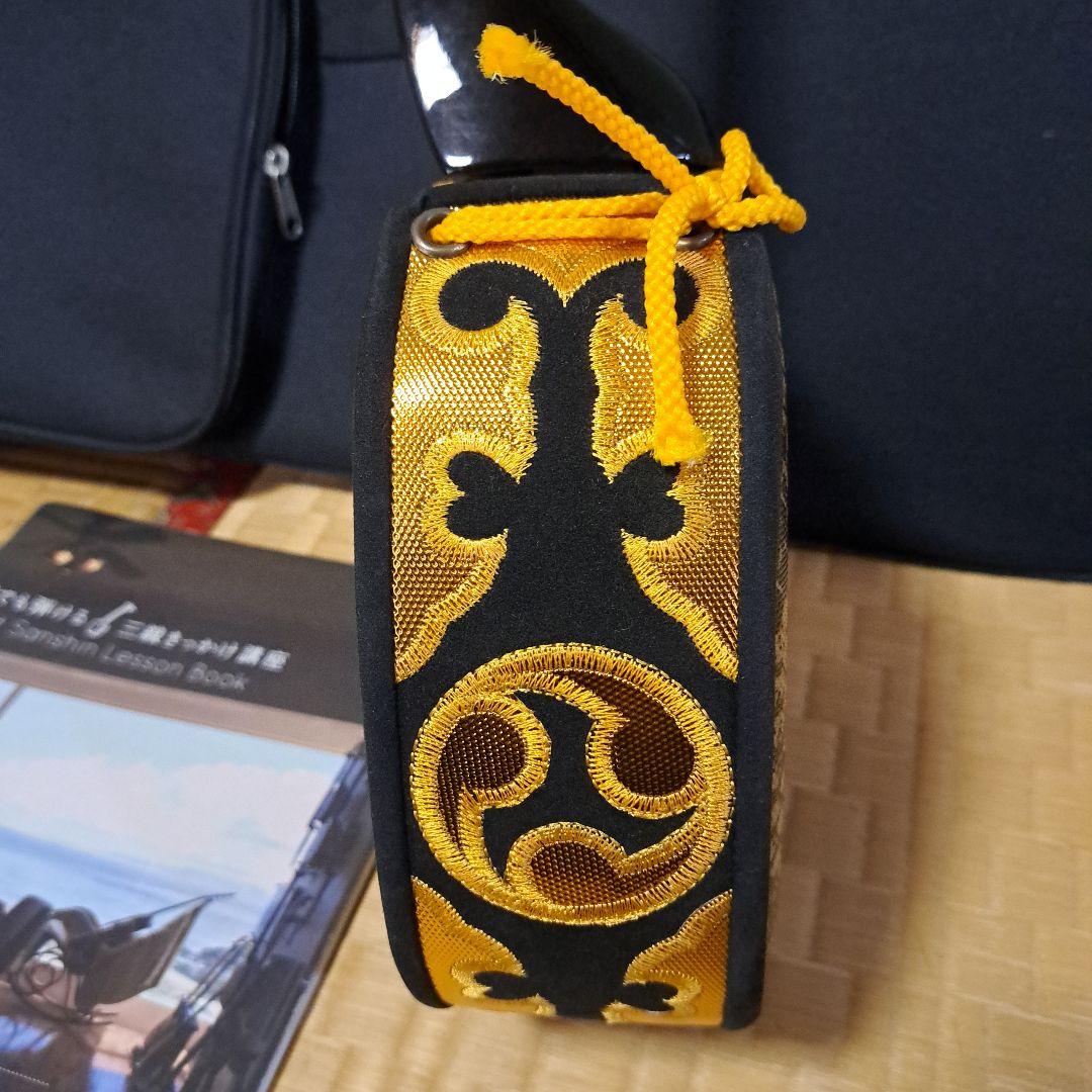 三味線セット 蛇柄装飾付き