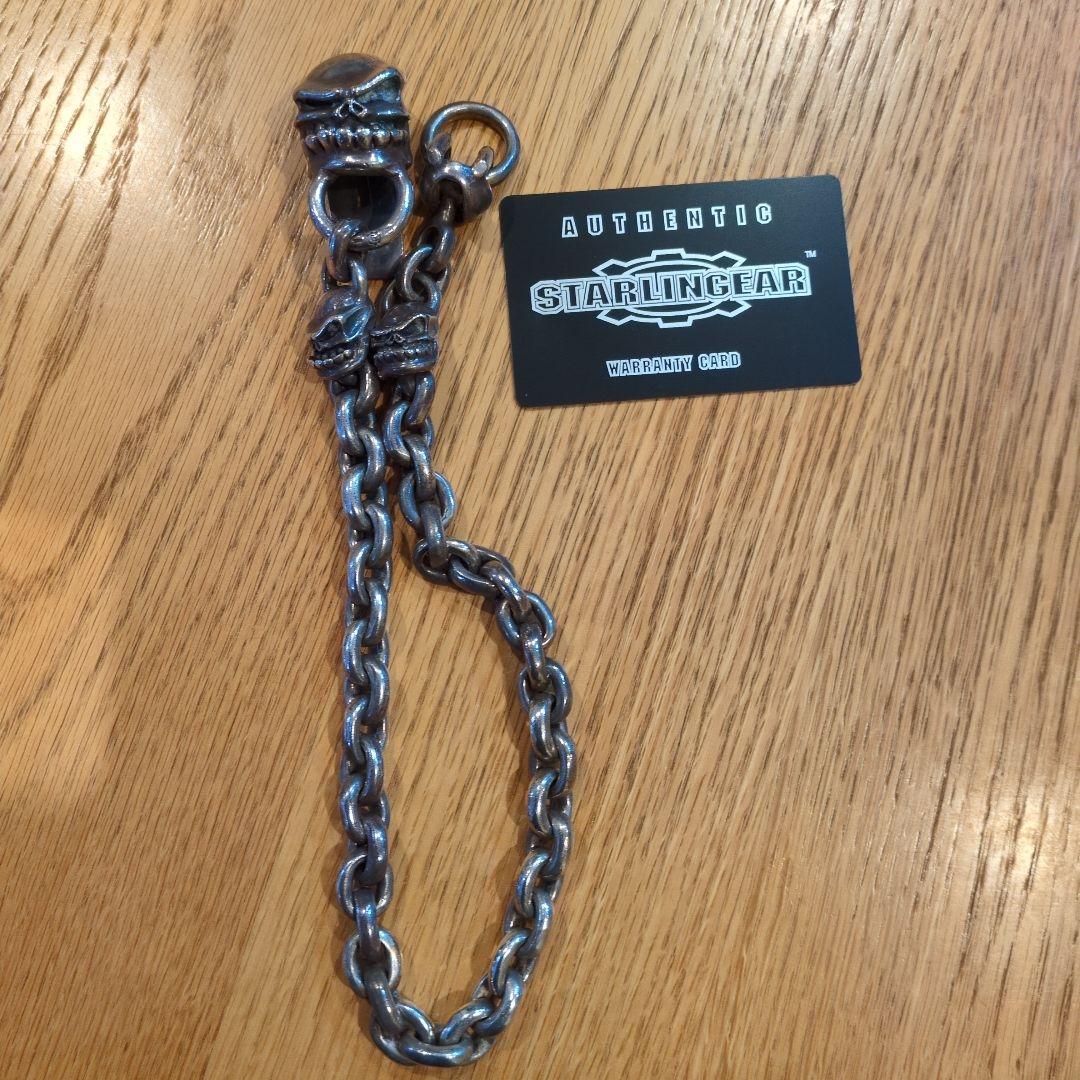 STARLINGEAR スカルウォレットチェーン＆ウォレットセット売り