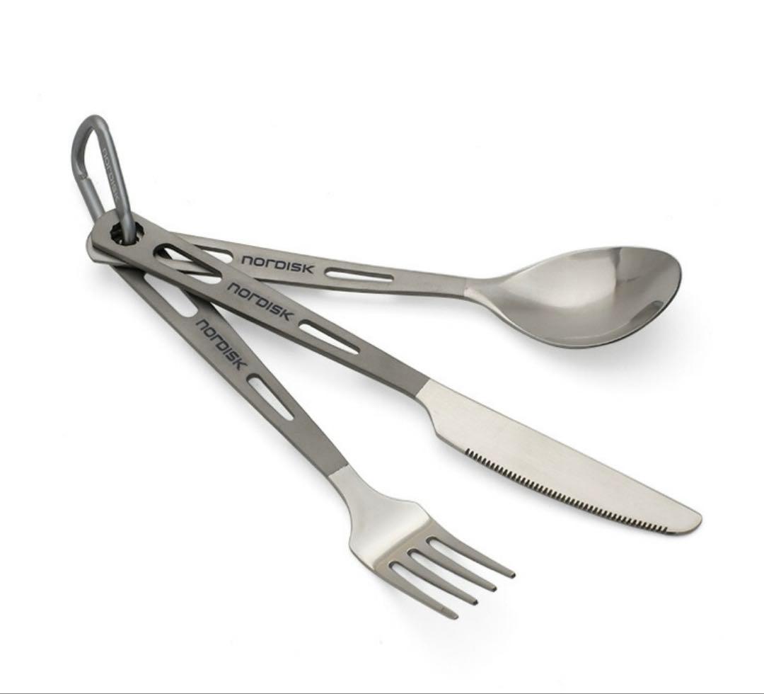 ノルディスク チタン カトラリー 2セット